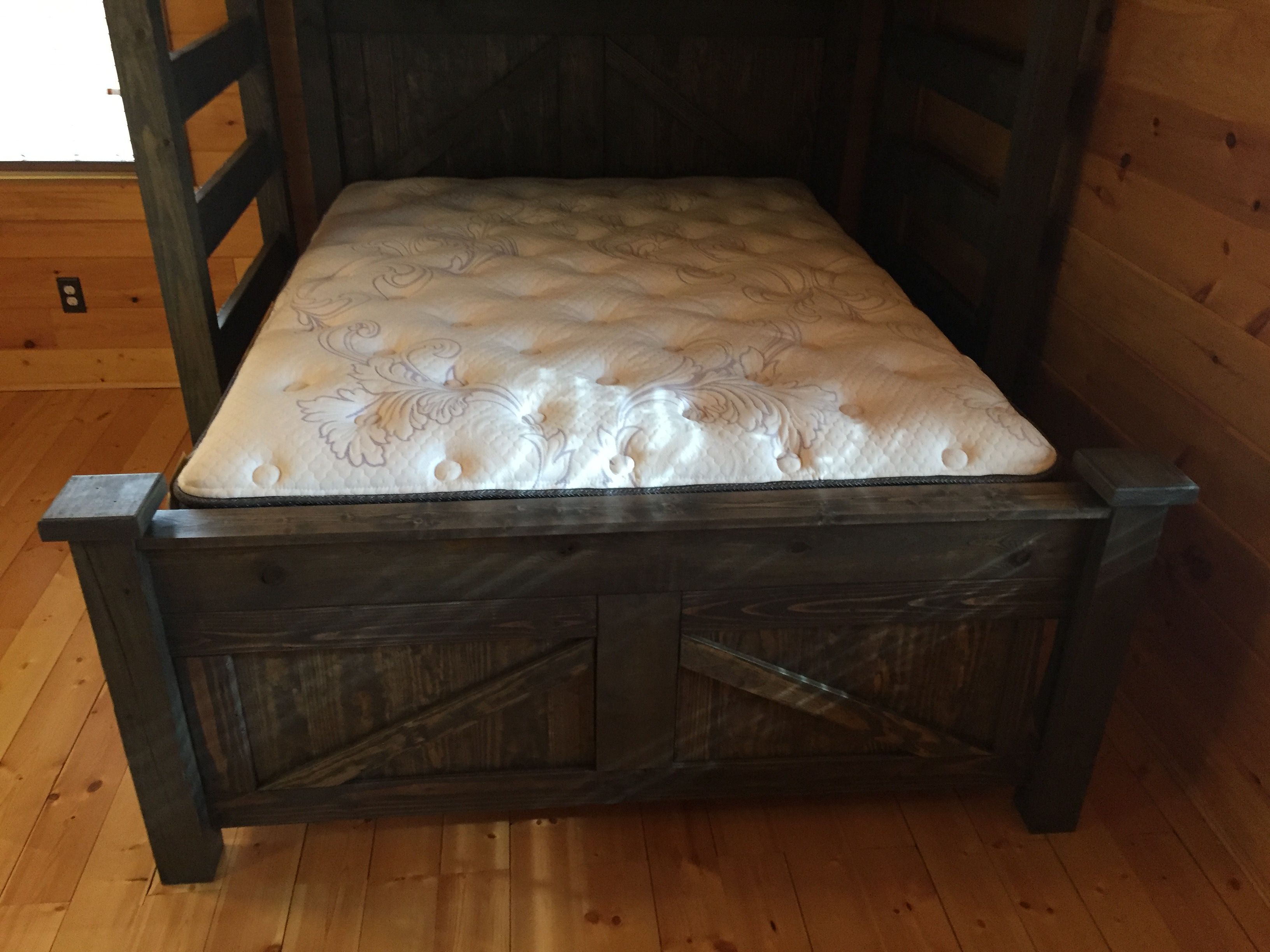 Hand Made Twin And Queen Bunk Bed By Edwood Custom Furniture