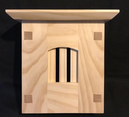 Custom Made Craftsman Style Doorbell Chime Cover (Pine)
