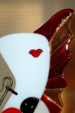 Custom Made "Feng Shui Goddess" - Love & Marriage - Fused Glass Sculpture