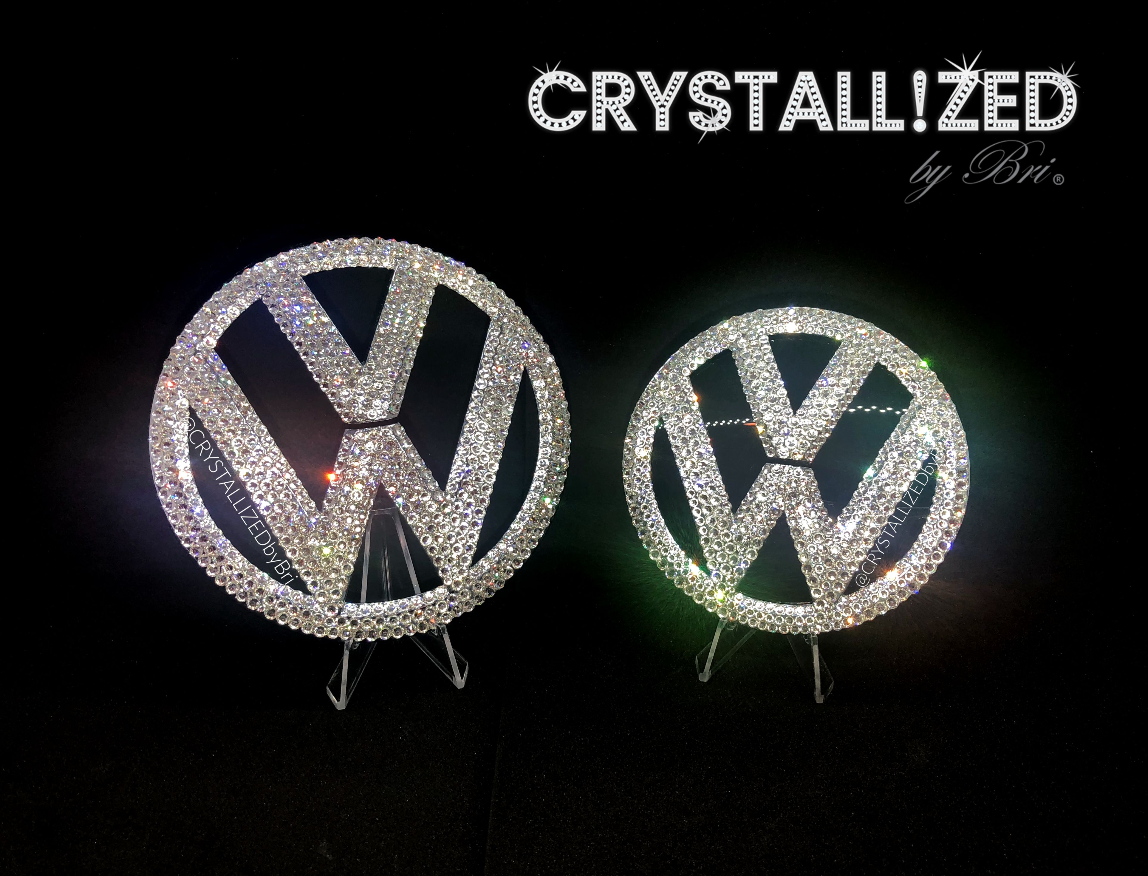 Buy Custom Vw Volkswagen Crystallized Car Emblem Bling Genuine