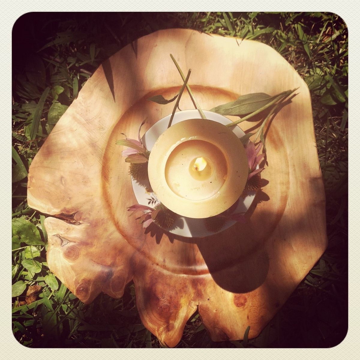 Hand Made Pure Local Beeswax Pillar /Large And Long Burning /Cleans The