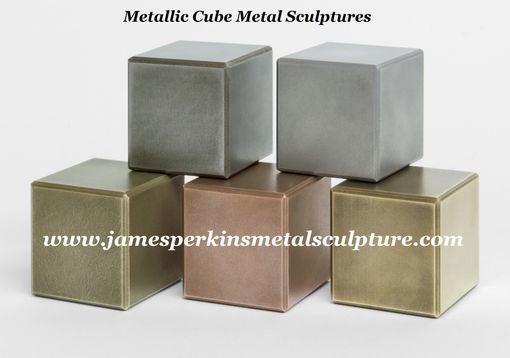 Custom Made Decorative Metal Cube Sculptures