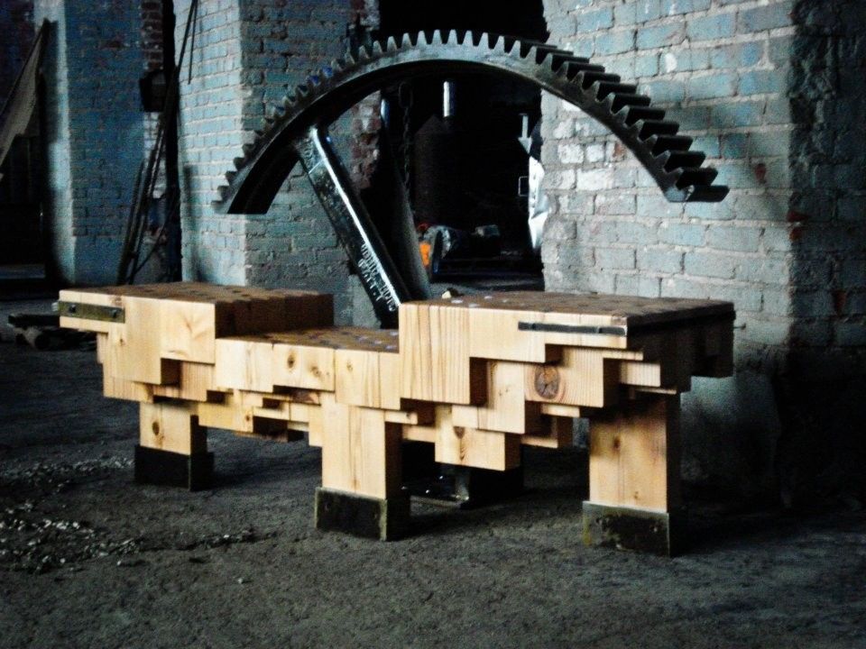 Hand Made The Indstrial City York Pa. Public Bench by M 