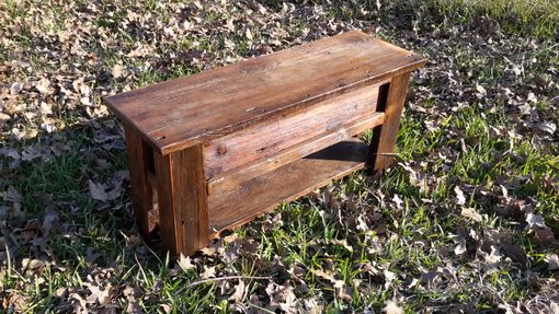 Custom Made Authentic Montana Made Barnwood Bench