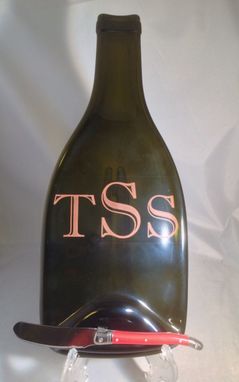 Custom Made Custom Wine Bottle Cheese Plate