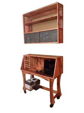 Custom Made Rosenthal Desk And Bookcase