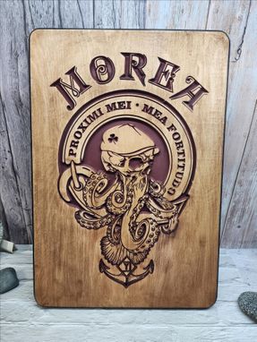 Custom Made Personalized Family Crest Sign