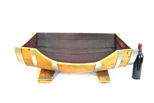 Custom Made Wine Barrel Pet Bed - Leaba -  Cat And Dog Bed Made From Ca Wine Barrels