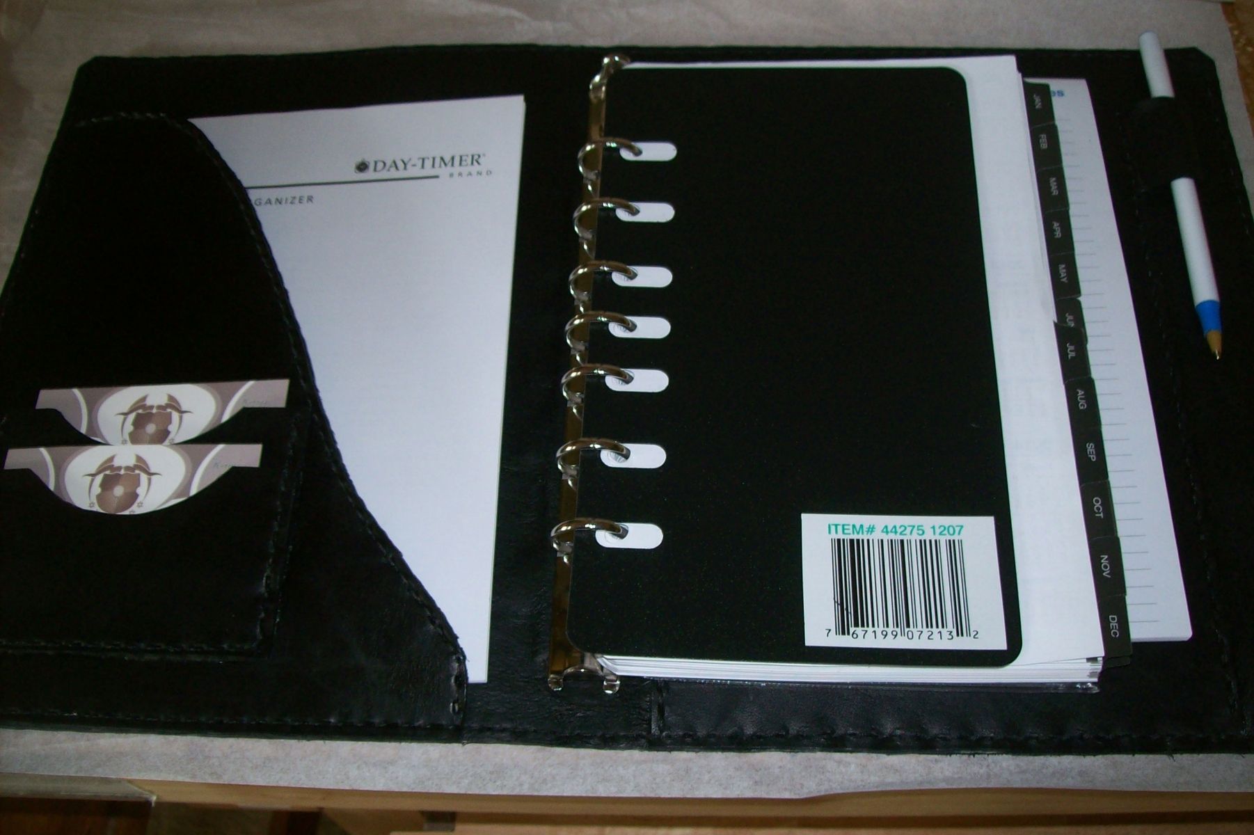 Buy Hand Made Leather Day Planner, made to order from Kerry's Custom