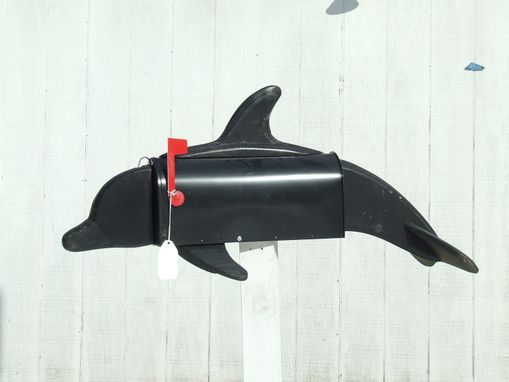 Custom Made Dolphin Mailbox Art - Not Currently Available