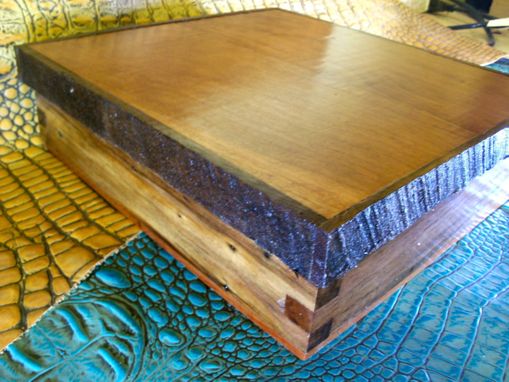 Custom Made Repurposed Rustic Jewelry Walnut Barn Wood Box