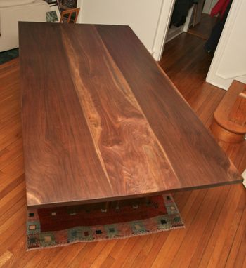 Custom Made Large Walnut Dining Table