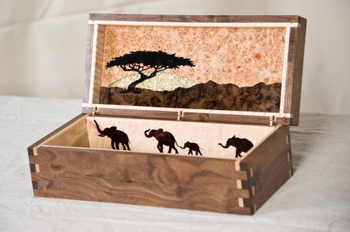 Custom Made African Themed Jewelry Box
