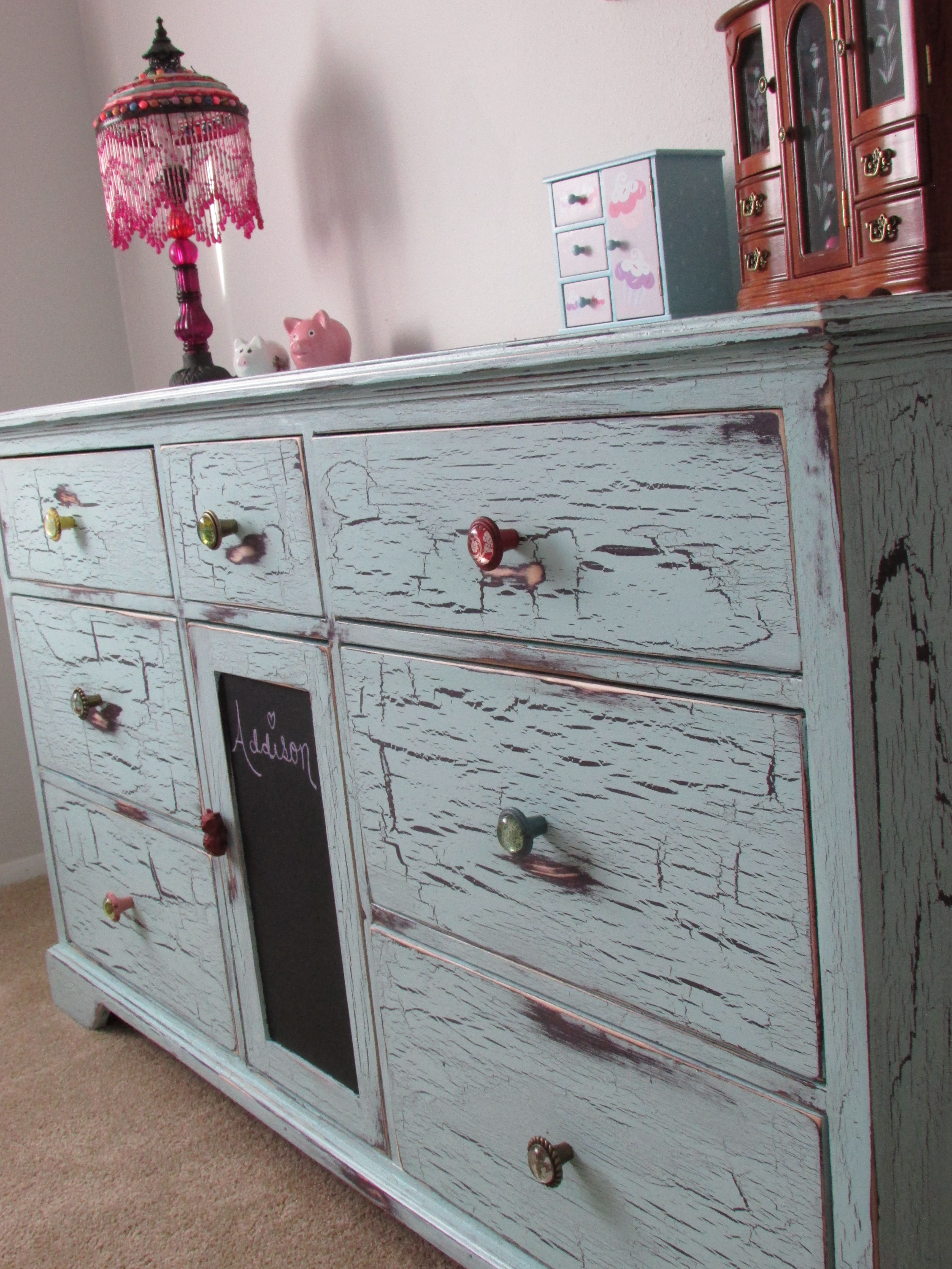 Hand Made Custom Dresser For Addison by ConnectEDcreations Wood & Metal