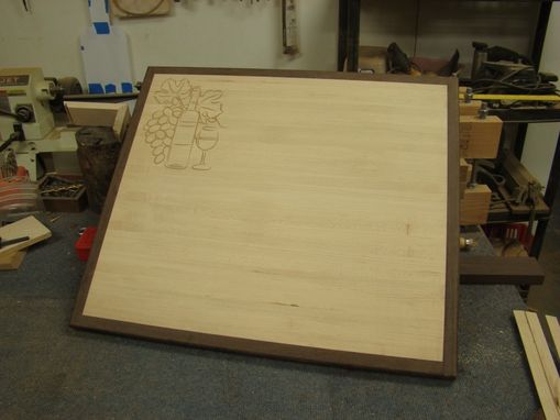 Custom Made Cutting Board To Fit Over Your Ceramic Cooktop - Personalized Engraving Available