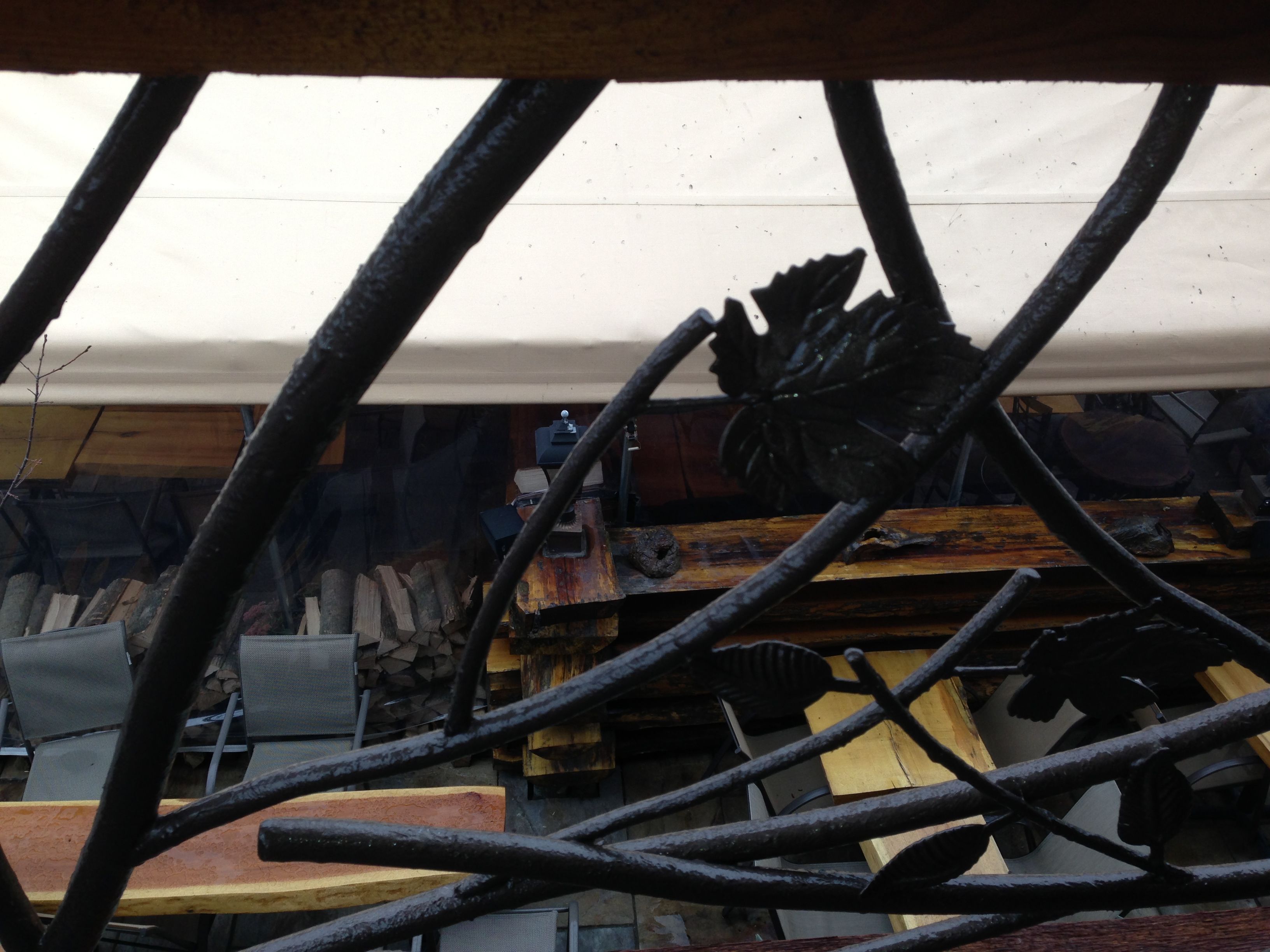 Hand Made Tree Branch Railing by Decorative Metal Works