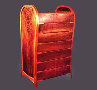 Handmade Curved Chest by Tom Mcfadden Furniture | CustomMade.com