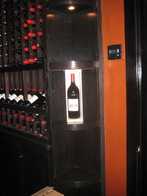 Custom Made Maple Wine Cellar