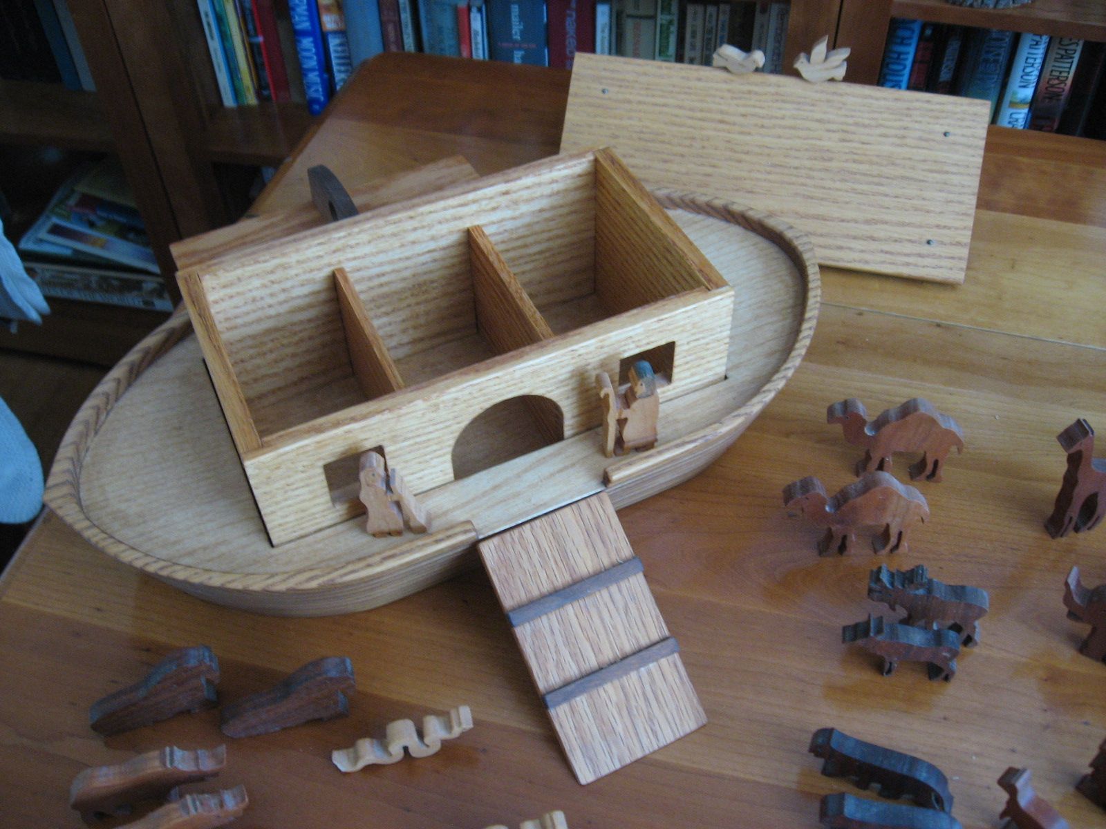 Custom Noah's Ark And Animals by Batterman's Custom Woodworking