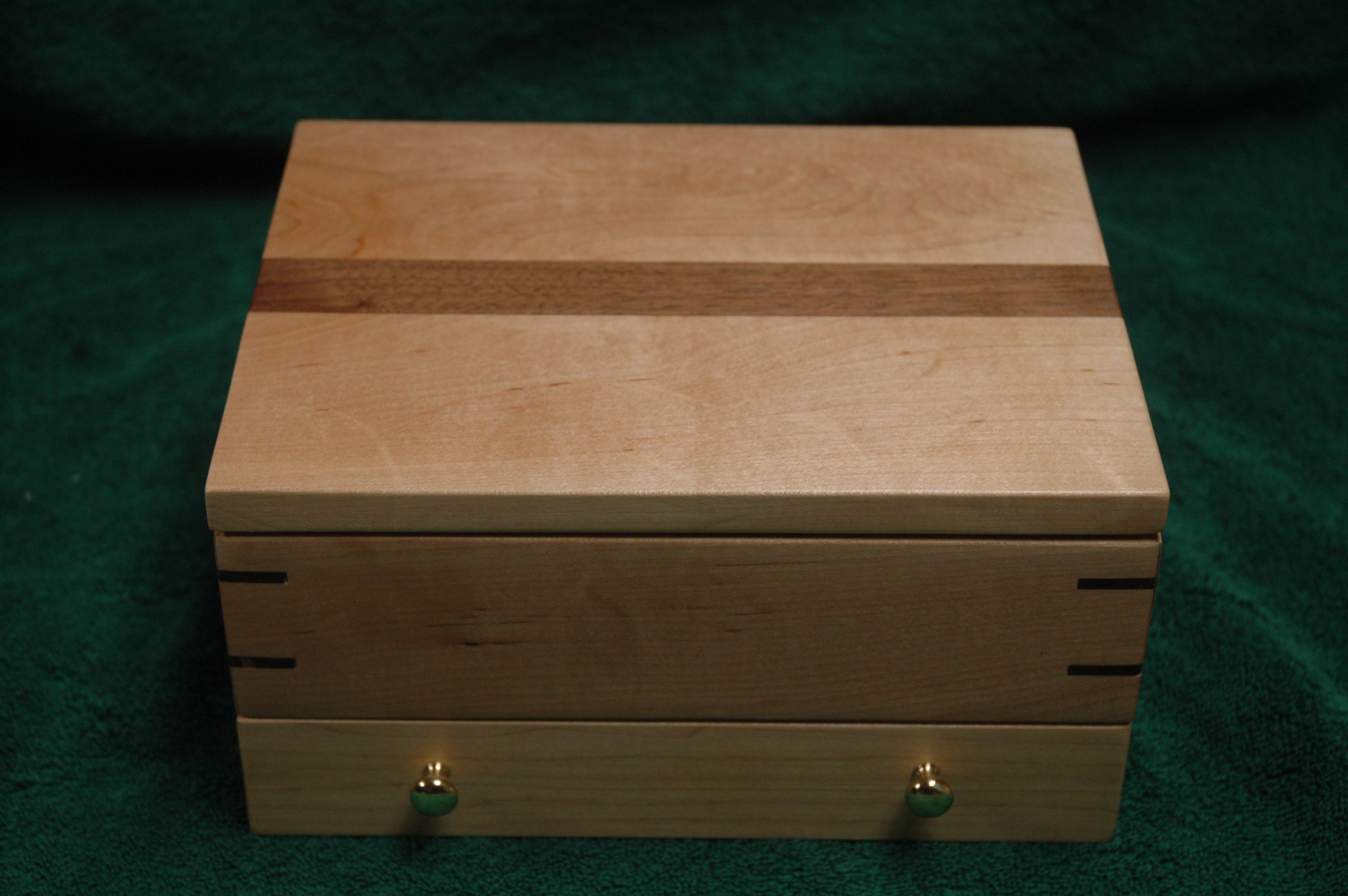 Handmade Maple Jewelry Box by WoodenItBeNice