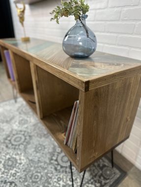 Custom Made The Brown Sugar Record Cabinet