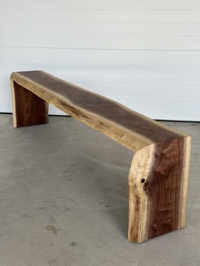 Custom Made Waterfall Bench