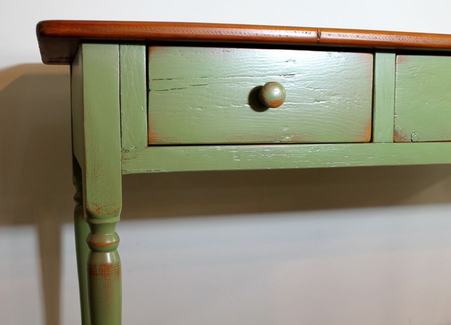 Hand Made Green Farmhouse Console By Ecustomfinishes Reclaimed Hand Made Green Farmhouse Console By Ecustomfinishes Reclaimed Wood Furniture Custommade