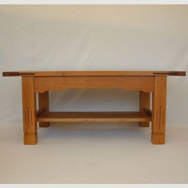 Custom Made Arts And Crafts Cherry Coffee Table