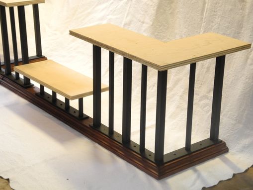 Custom Made Old English Fireplace Bench - 'Cut' Bench Model