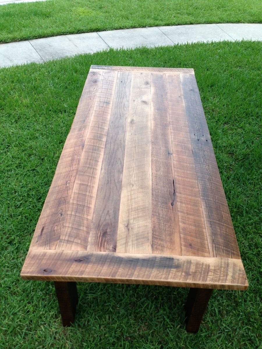 Custom Reclaimed Oak Dining Table by Fama Creations, LLC