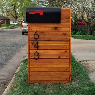 Custom Made Cedar Mailbox