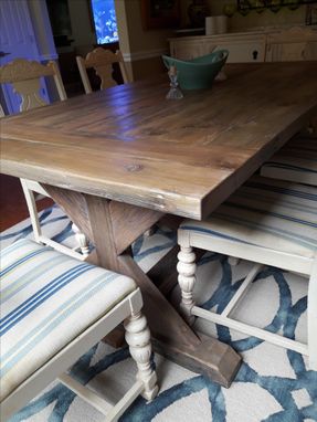 Custom Made Farm House Trestle Table