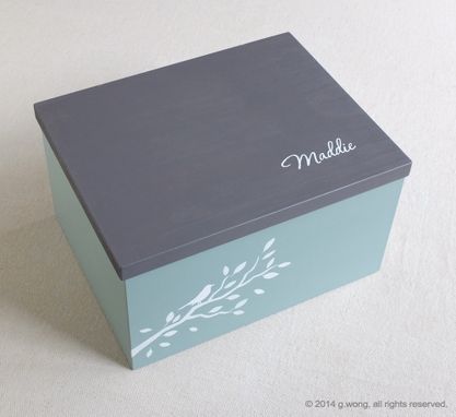 Custom Made Custom Wooden Box – Keepsake Box, Jewelry Box, Mementos, Wedding, Photo Box