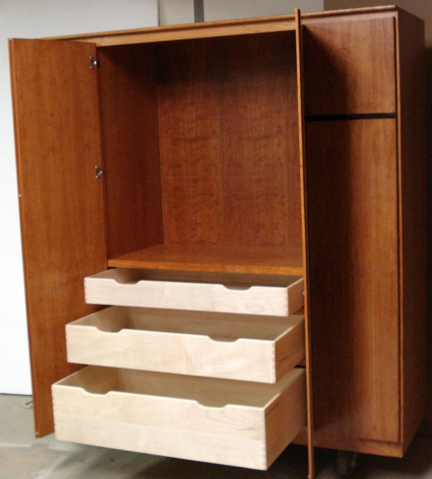 Custom Made Cherry Wardrobe by July's Woodworks Llc
