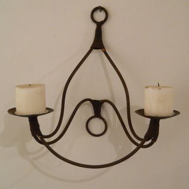 Custom Made Bella - Wrought Iron Sconce