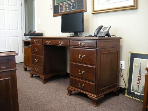 Custom Made Walnut Computer Desk