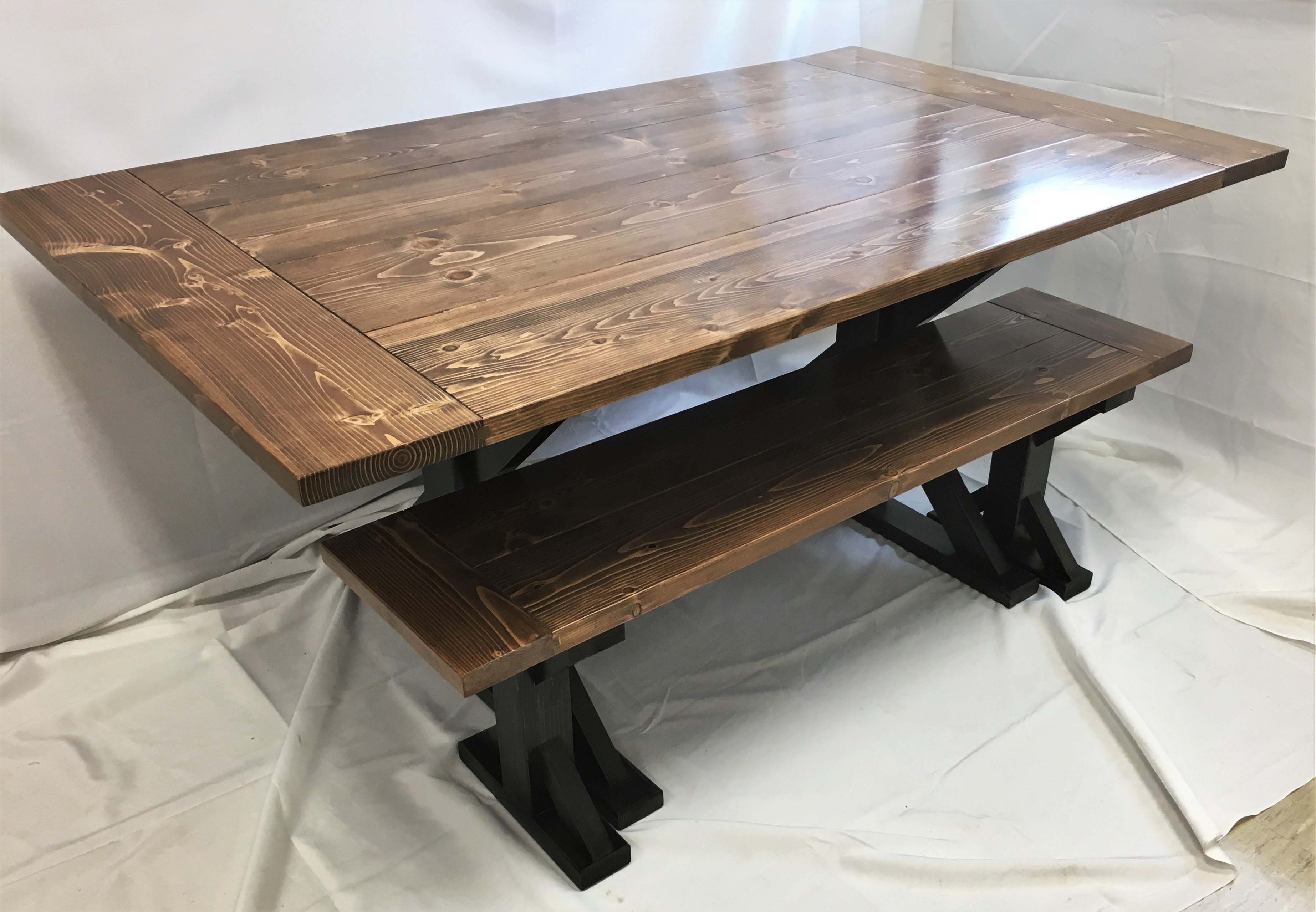 Custom Farmhouse Dining Table by Great Lakes Design LLC