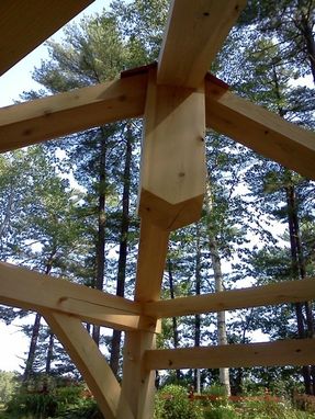 Custom Made Timber Frame Garden Arbor