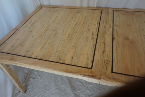 Custom Made Spalted Maple Dining Table.  Extends To Seat 8 / 10