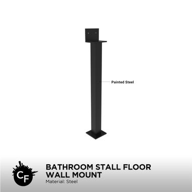 Custom Made Bathroom Stall Floor Wall Mount