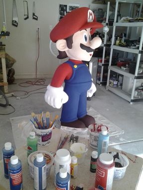 Custom Made Super Mario Life Sized Statue