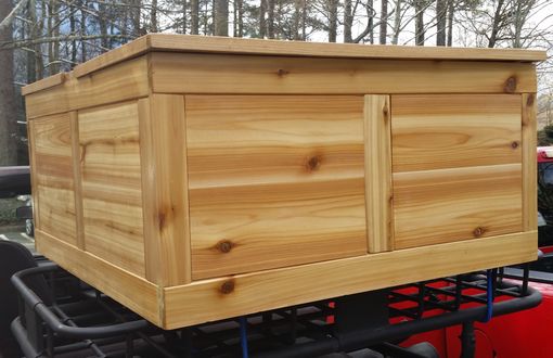 Custom Made Rustic Cedar Box For Storage