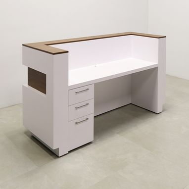 Custom Made Modern Custom Reception Desk - Manhattan U-Shape Desk