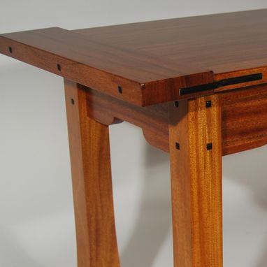 Custom Made Greene And Greene Inspired Mahogany Table