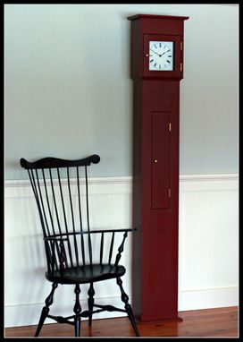 Custom Made Shaker Tall Clock, Painted