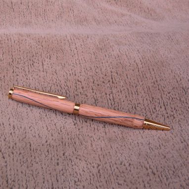 Custom Made Wood Pen Of Oak   S021
