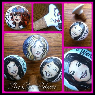 Custom Made Personalized Ceramic Bottle Stoppers