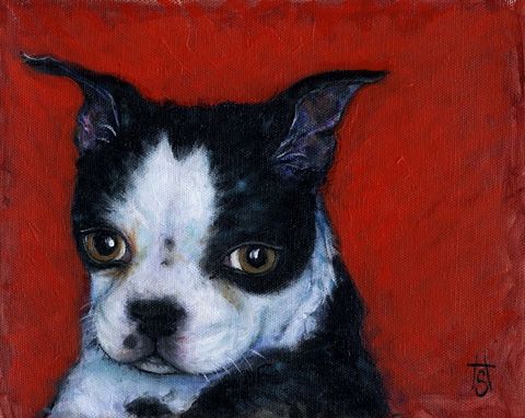 Custom Made Commission An 8x10 Oil Painting Of Your Favorite Canine