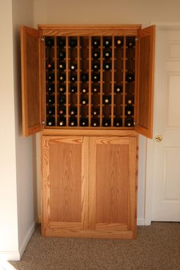 Custom Made Wine Rack Cabinet