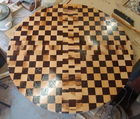 Custom Made Large Round Cutting Board